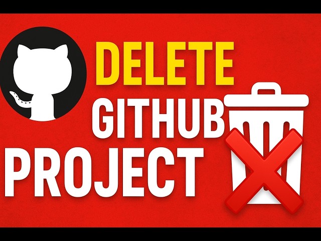 How to Delete Github Project Repository - Step by Step - [2025 updated]