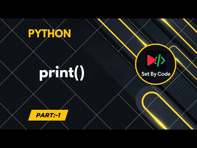 Python | print() | Basic Code | 2026
