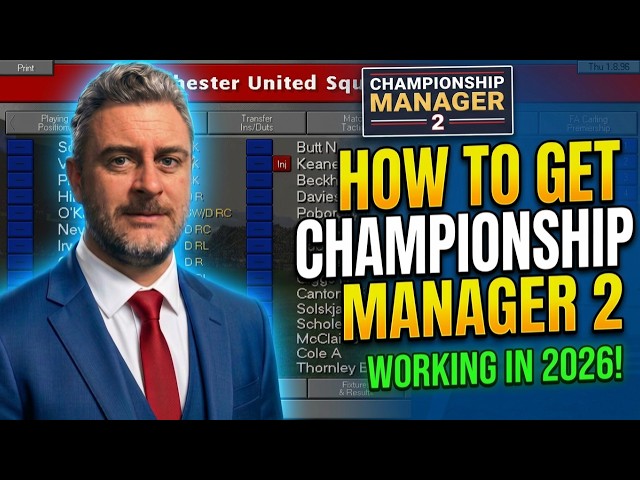 Running Championship Manager 2 On Modern PCs in 2026