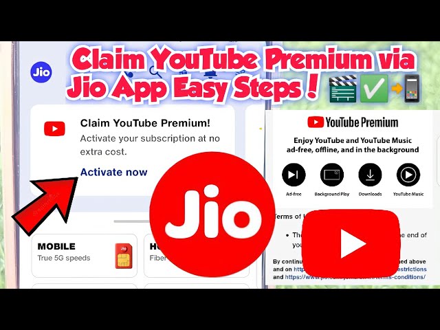 𝗖𝗹𝗮𝗶𝗺 𝗬𝗼𝘂𝗧𝘂𝗯𝗲 𝗣𝗿𝗲𝗺𝗶𝘂𝗺 𝘃𝗶𝗮 𝗝𝗶𝗼 𝗔𝗽𝗽 — 𝗘𝗮𝘀𝘆 𝗦𝘁𝗲𝗽𝘀! 🎬✅📲