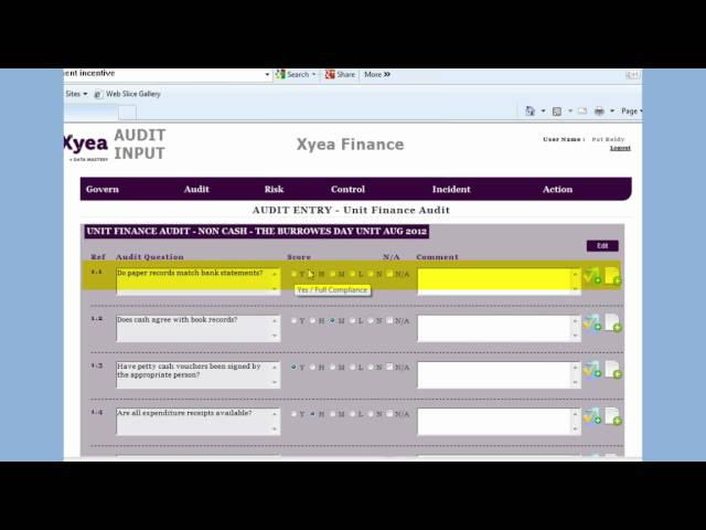 Finance and Cash Management Audit Software Demo