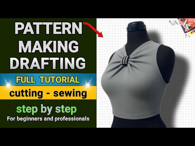 Full Bodice & Collar Tutorial: Pattern, Cut, Sew & Mannequin Result