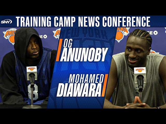 OG Anunoby on mentoring Knicks young players like Mohamed Diawara,  on the next step in his career