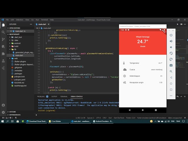 Coding Flutter Menggunakan Visual Studio Code