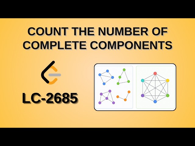 Count the Number of Complete Components | Leetcode 2685 | Java | Hindi