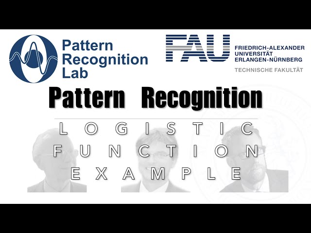 Pattern Recognition [PR] Episode 6 - Logistic Function Example