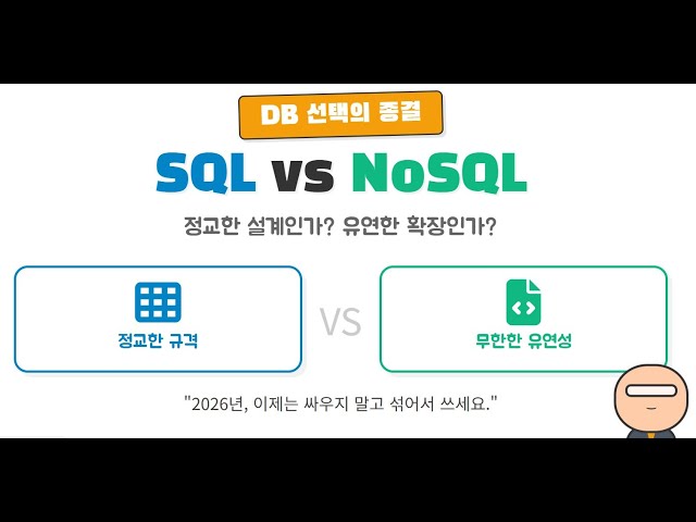 실무에서는 이렇게 선택합니다. SQL vs NoSQL