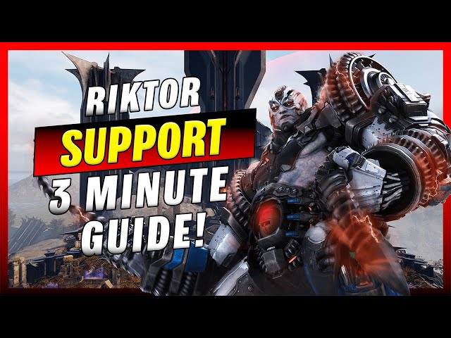3 Minute Riktor Guide (Support) - Predecessor Guide