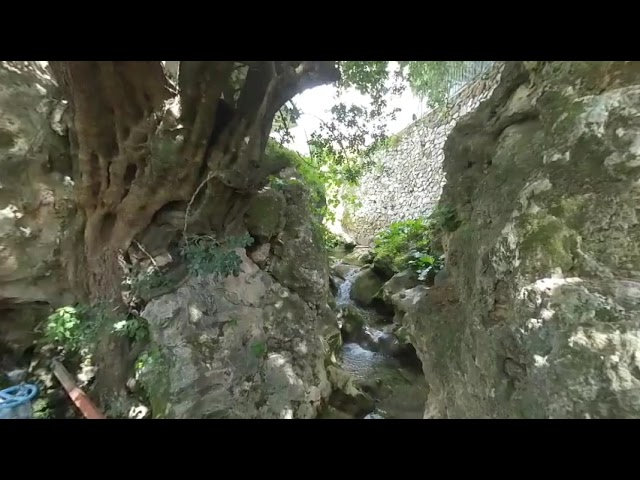 Ojén, arroyo de Almadán. Bajada a cuevas. VR 180 3D