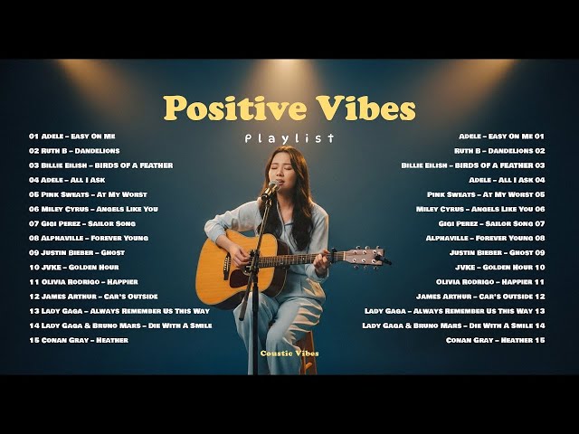 Positive Vibes Playlist 💗🎧 ｜ New English Songs That Hit Deep – Viral TikTok Tracks