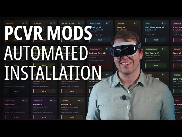 150+ VR Mods in One Place - PCVR Mod Installer Hub Explained