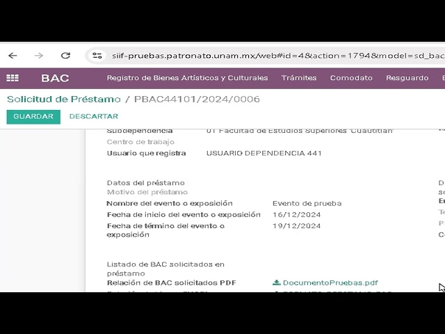 SIDIA BAC VxP En entrega DGPU