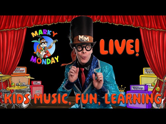 The Marky Monday Show  🎸 Kids Music Episodes | Counting games, learning, and Brain Breaks
