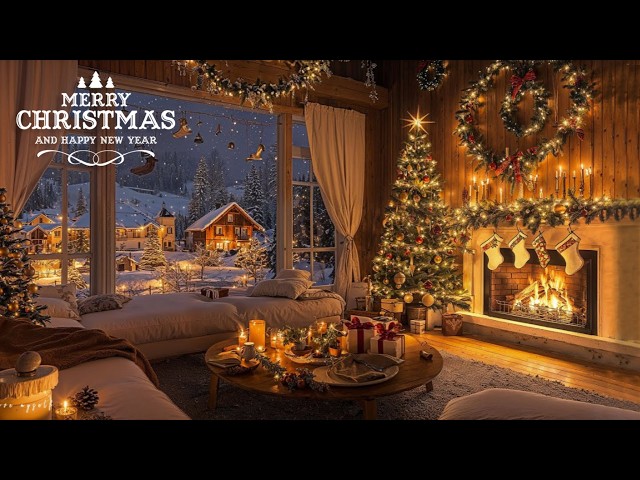 Beautiful Snowy Christmas Ambience 🎄Instrumental Christmas Music 🌲🎁 Christmas Ambience 2026