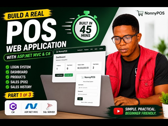 🚀 Building a Real POS System with ASP NET MVC & SQL Server  Part 1