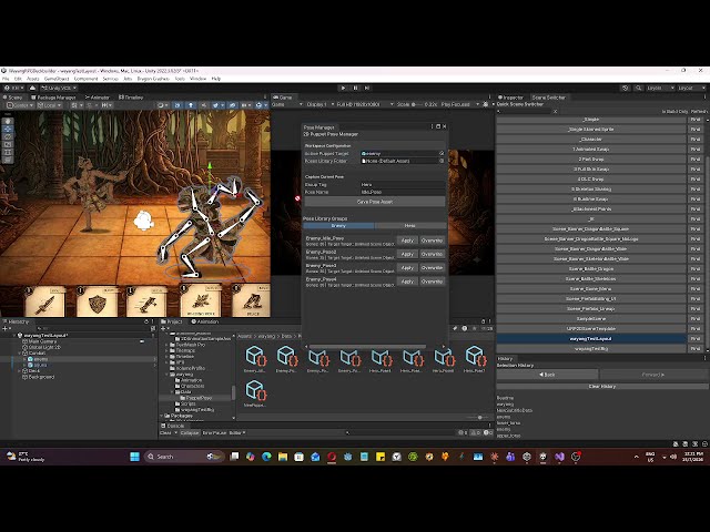 Unity Editor Script: Pose Manager