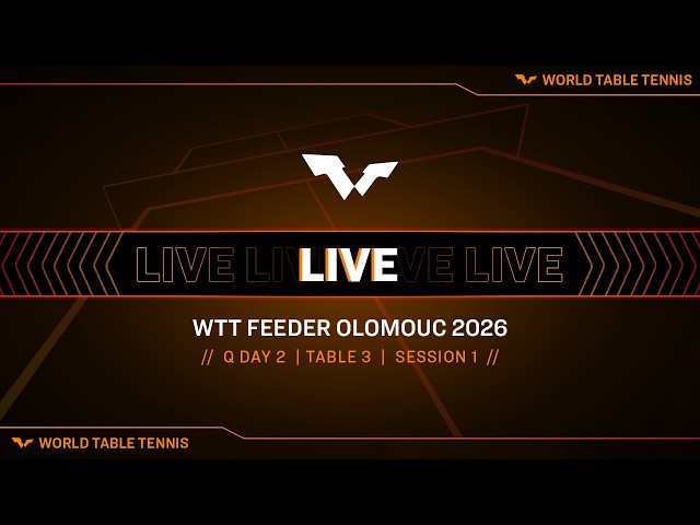 LIVE! | T3 | Q Day 2 | WTT Feeder Olomouc 2026 | Session 1
