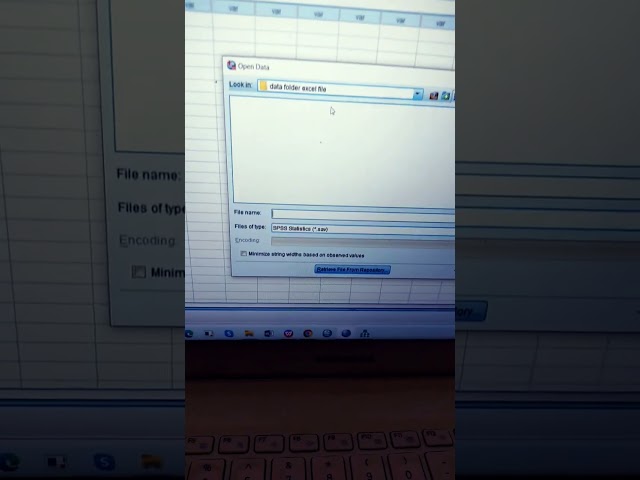 how to import excel data file into SPSS?