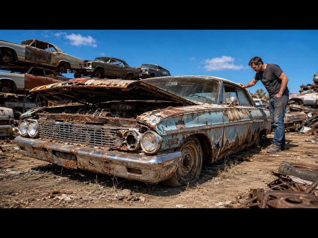 ASMR Car Restoration! 1962 Ford Galaxie Full Rebuild From Forgotten Abandoned Car to New