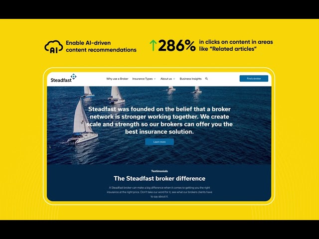 Steadfast: Migrate from Sitecore to Optimizely with ease | Success Story