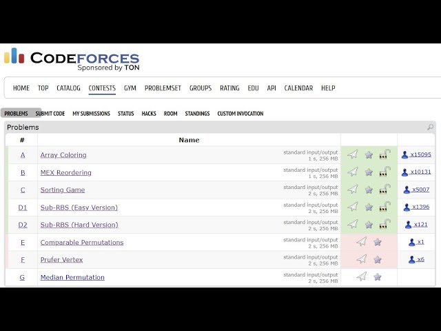 leetcode contest 174  Codeforces Round 1073 (Div. 2 + 1)1 solution https://t.me/codingSoln_ss