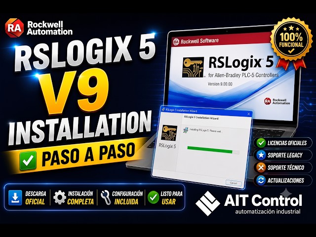 INSTALACION RSLOGIX 5 V9