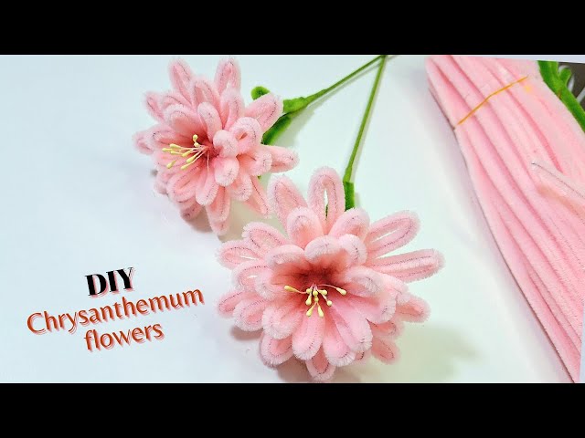 DIY Pink Pipe Cleaner Flower Tutorial – Easy Floral Craft for Beginners
