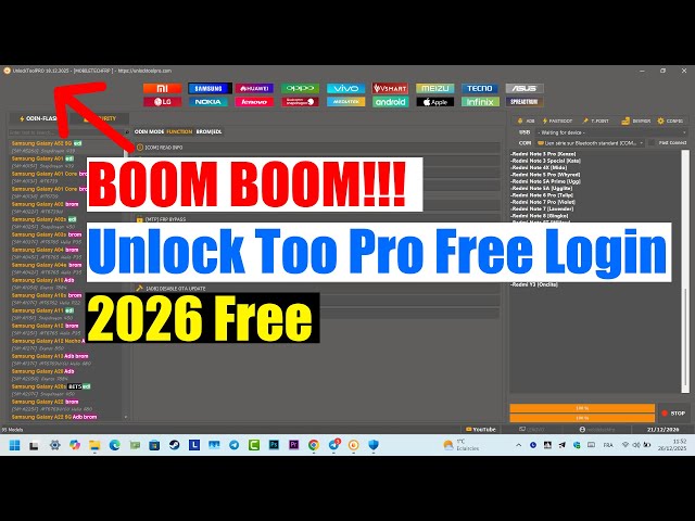 UnlockToolPro 18.12.2025 Released Update (Free) | FRP Remove, Bypass/Unlock FRP Android 15/16