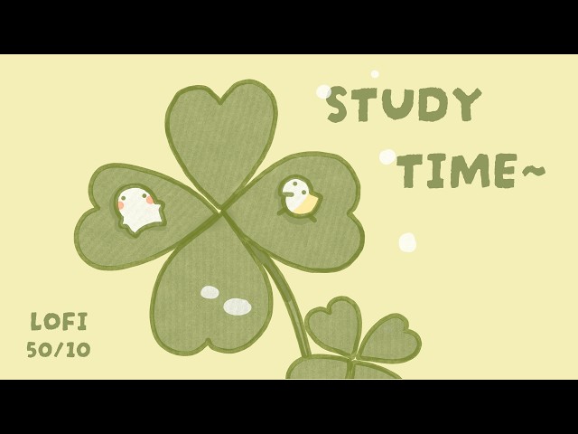4 Hour Pomodoro (50 min focus • 10 min breaks) | SPRING Deep Work Focus Timer | Lofi