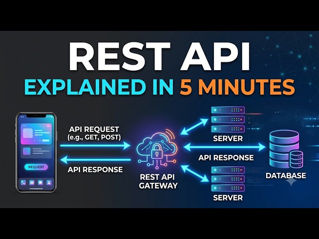 What is a REST API? | REST API Explained in 5 Minutes | Backend Interview Questions