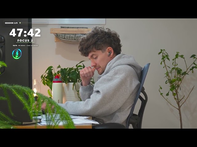 this is notes — live study with me, real forest sounds (channel trailer)