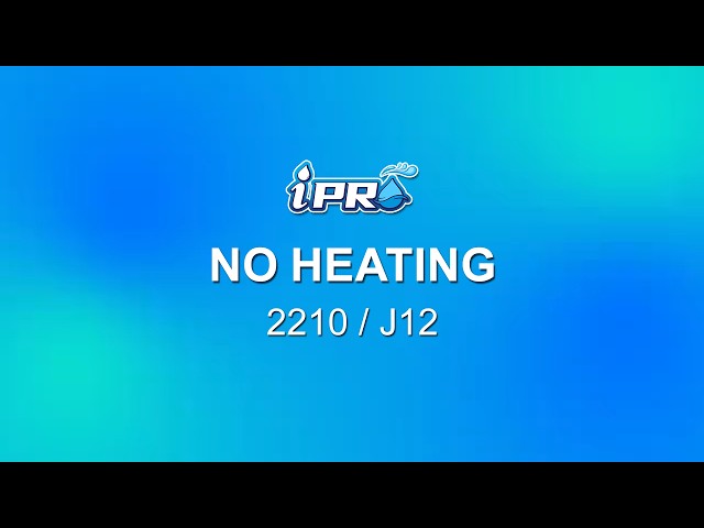Water Not Heating on IPRO Water Dispenser 2210 / J12 | Quick Fix