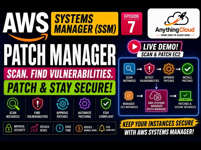 Ep 7 | AWS SSM Patch Manager Hands-On Demo | Scan & Patch EC2 Instances