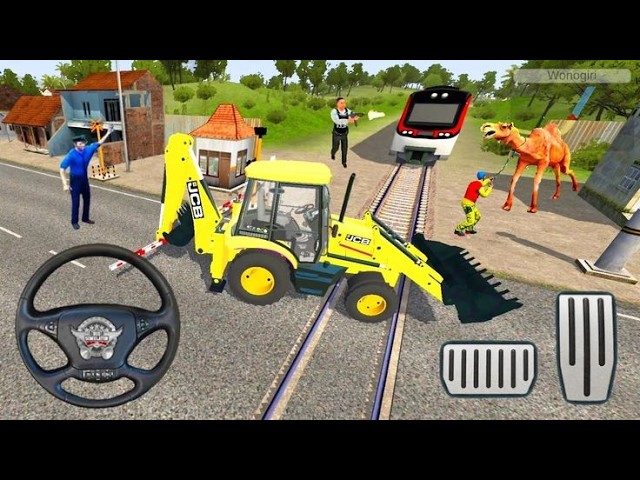 JCB 3DX BACKHOE LOADER BUS SIMULATOR INDONESIA DRIVING LIVE STREAM