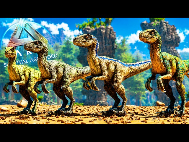 ASI ES LA NUEVA RAPTOR SQUAD DE JURASSIC WORLD EN ARK: ASCENDED