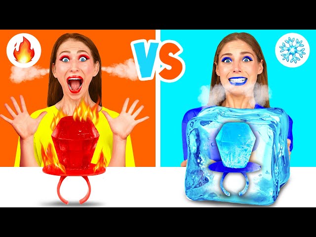 Hot vs Cold Food Challenge | Amazing Cooking Hacks by Fun Teen