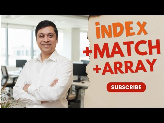 How to use Array  Index And Match Function#excel #exceltutorialforbeginners #excelformula #exceltips