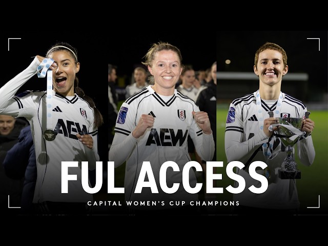 CUP CHAMPIONS 🏆 | Behind-the-scenes of FFCW's Capital Women's Cup final against AFC Wimbledon