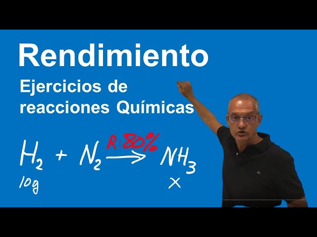 Rendimiento de una reacción Química