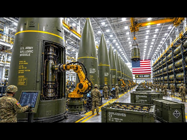 DENTRO de la FÁBRICA de MISILES MILITARES de EEUU🚀 | PROCESO INDUSTRIAL 🏭