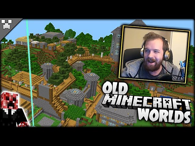Reacting to my OLD Minecraft worlds!