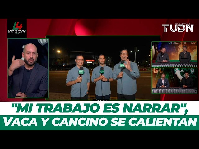 A heated argument erupted! Vaca and Cancino exchanged comments live on air | Línea de Cuatro
