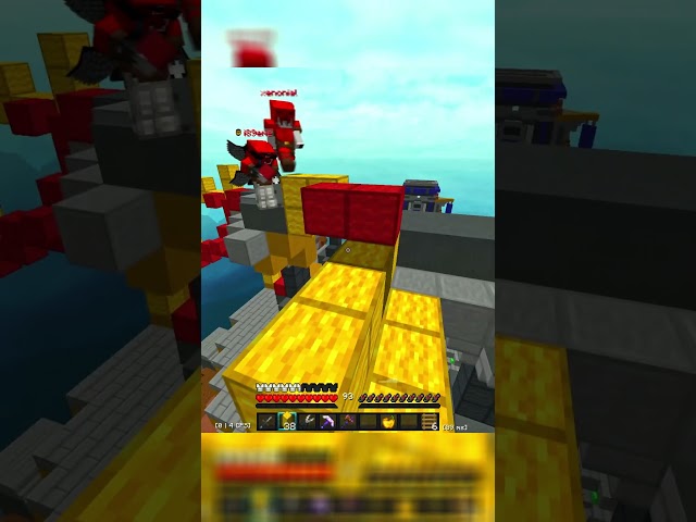 Best Clutch In BlocksMc? #minecraft #shorts #gameplay #short #shortvideo