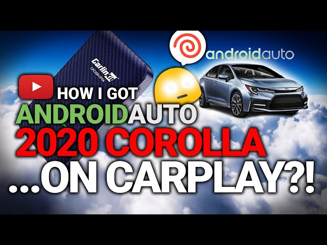 Wireless Android Auto on my 2020 Toyota Corolla! Using CarPlay CarlinKit 4 First Impression Review