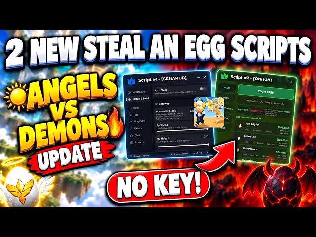 [NO KEY] 2 NEW Steal An Egg Scripts! (Roblox) | 🥚 AUTO STEAL ALL EGGS + RIFT EVENT & More