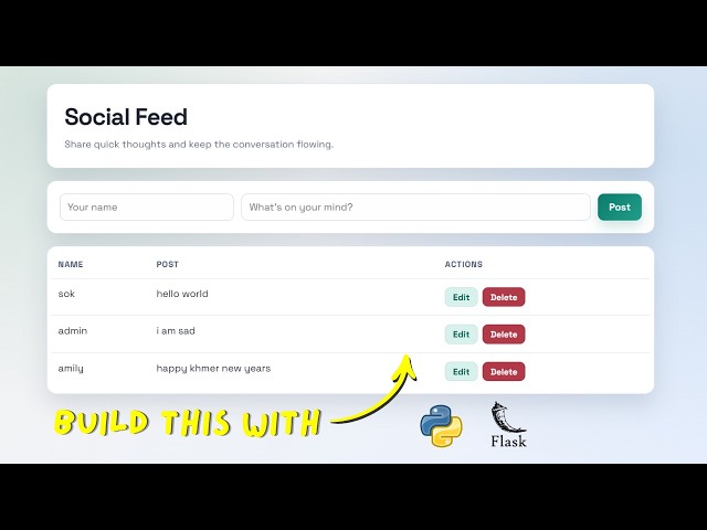 Learn CRUD Operations in 2 Minutes! | Flask & SQLite Tutorial
