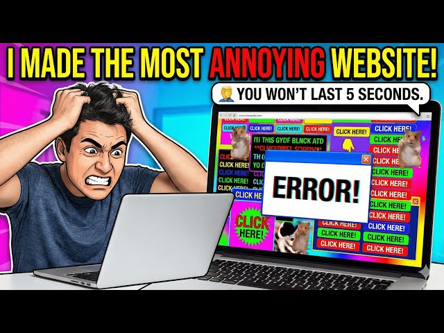I made the world's most annoying website!
