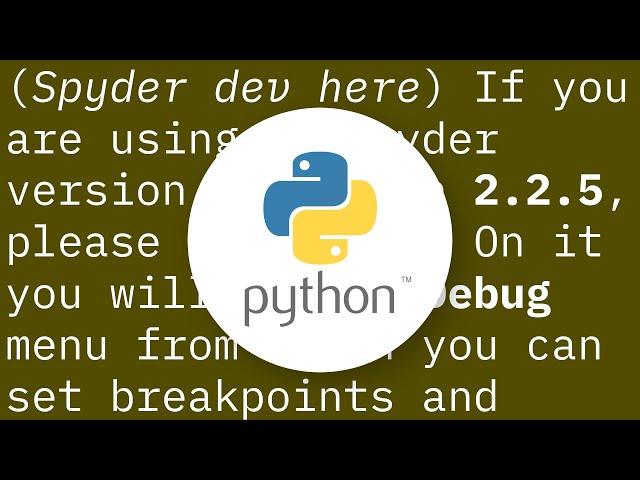 How to use the debugging tool in Spyder for python scripts?
