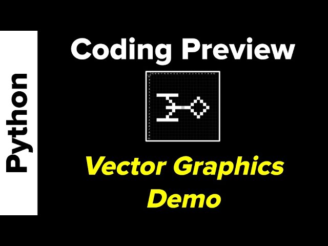 Python Game Coding: Vector Graphics Demo