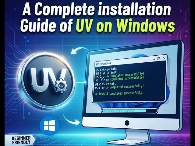 How to install UV on Windows 11